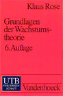 Buchcover Grundlagen der Wachstumstheorie