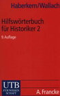 Buchcover Hilfswörterbuch für Historiker 2