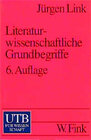 Buchcover Literaturwissenschaftliche Grundbegriffe