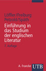 Buchcover Einführung in das Studium der englischen Literatur