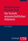 Buchcover Die Technik wissenschaftlichen Arbeitens