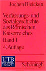 Buchcover Verfassungs- und Sozialgeschichte des Römischen Kaiserreiches
