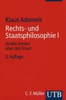 Buchcover Rechts- und Staatsphilosophie