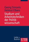 Buchcover Studium und Arbeitstechniken der Politikwissenschaft