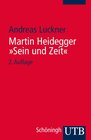 Buchcover Martin Heidegger: "Sein und Zeit"