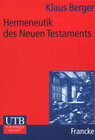 Buchcover Hermeneutik des Neuen Testaments