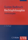 Buchcover Gustav Radbruch. Rechtsphilosophie