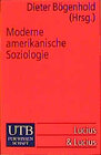 Buchcover Moderne amerikanische Soziologie