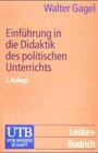 Buchcover Einführung in die Didaktik des politischen Unterrichts