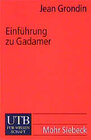 Buchcover Einführung zu Gadamer