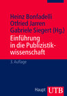 Buchcover Einführung in die Publizistikwissenschaft