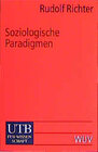 Buchcover Soziologische Paradigmen