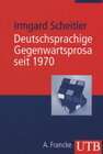 Buchcover Deutschsprachige Gegenwartsprosa seit 1970