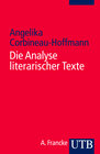 Buchcover Die Analyse literarischer Texte