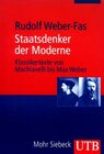 Buchcover Staatsdenker der Moderne