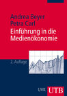 Buchcover Einführung in die Medienökonomie