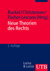 Buchcover Neue Theorien des Rechts