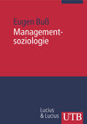 Buchcover Managementsoziologie