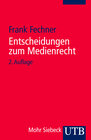 Buchcover Entscheidungen zum Medienrecht