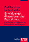 Buchcover Entwicklungsdimensionen des Kapitalismus