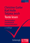 Buchcover Texte lesen