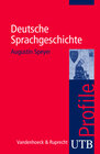 Buchcover Deutsche Sprachgeschichte