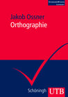 Buchcover Orthographie