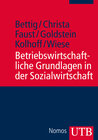 Buchcover Betriebswirtschaftliche Grundlagen in der Sozialwirtschaft