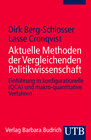 Buchcover Aktuelle Methoden der Vergleichenden Politikwissenschaft