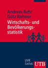 Buchcover Wirtschafts- und Bevölkerungsstatistik