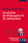 Buchcover Geschichte der Philosophie IV: 20. Jahrhundert