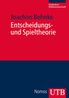 Buchcover Entscheidungs- und Spieltheorie