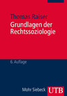 Buchcover Grundlagen der Rechtssoziologie