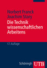Buchcover Die Technik wissenschaftlichen Arbeitens
