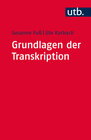 Buchcover Grundlagen der Transkription