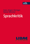 Buchcover Sprachkritik