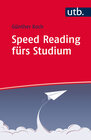Buchcover Speed Reading fürs Studium
