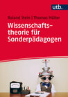 Buchcover Wissenschaftstheorie für Sonderpädagogen