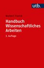 Buchcover Handbuch Wissenschaftliches Arbeiten