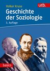 Buchcover Geschichte der Soziologie