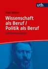 Buchcover Wissenschaft als Beruf/Politik als Beruf