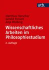 Buchcover Wissenschaftliches Arbeiten im Philosophiestudium