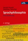 Buchcover Sprachphilosophie