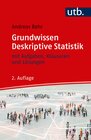 Buchcover Grundwissen Deskriptive Statistik