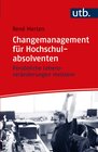 Buchcover Changemanagement für Hochschulabsolventen