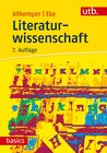 Buchcover Literaturwissenschaft