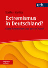 Buchcover Extremismus in Deutschland? Frag doch einfach!