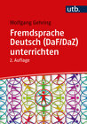 Buchcover Fremdsprache Deutsch (DaF/DaZ) unterrichten