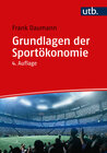 Buchcover Grundlagen der Sportökonomie