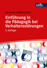 Buchcover Einführung in die Pädagogik bei Verhaltensstörungen